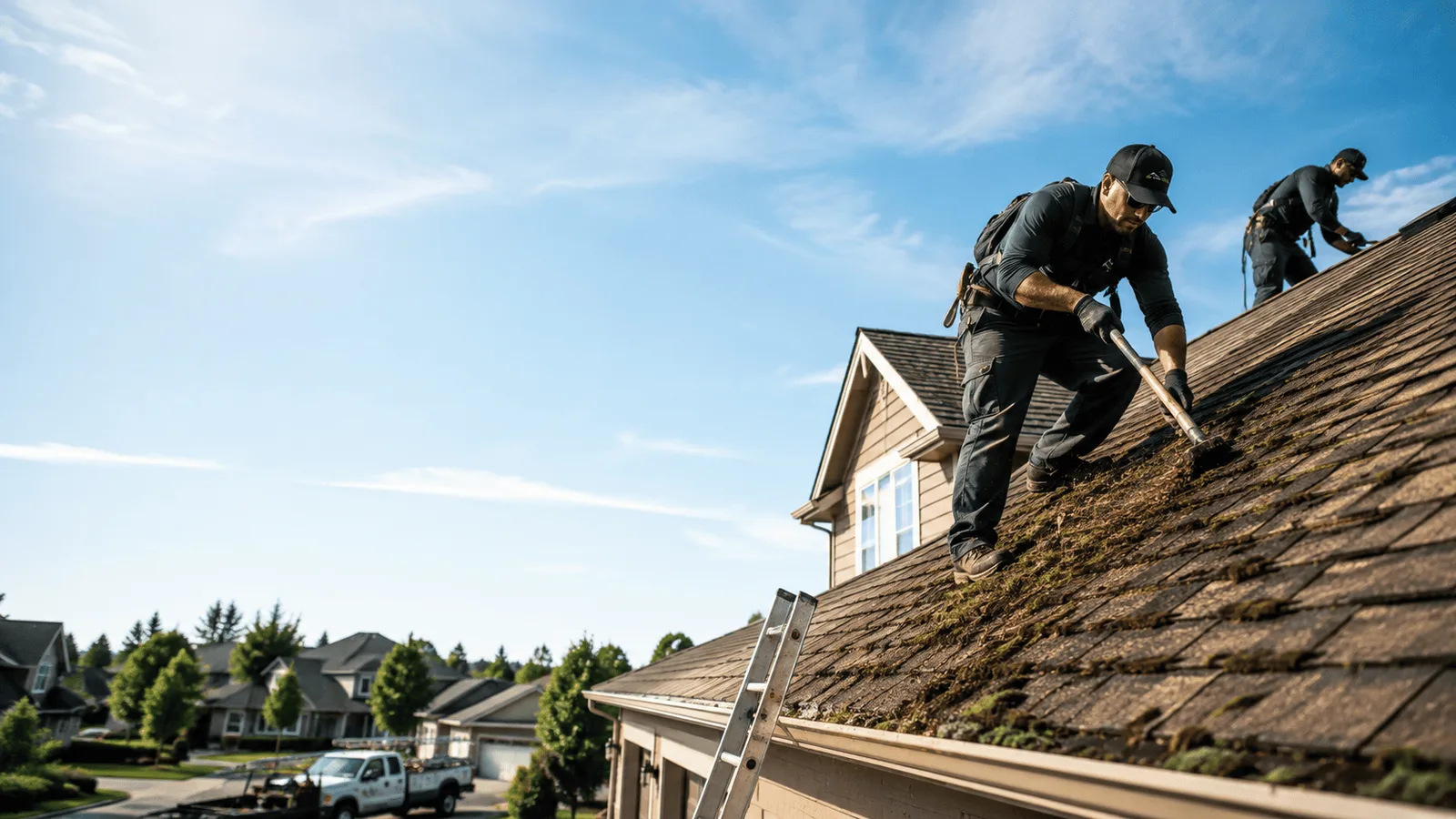 Roof Moss Removal in Lone Tree, CO near me